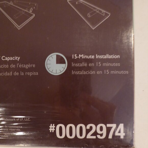 NEW 18” ALLEN + ROTH FLOATING WOOD WALL SHELF JAVA BROWN FINISH - Picture 13 of 15